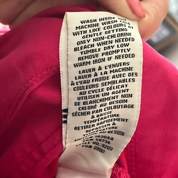 Bagatelle Sedona Pink Patch Pocket Wide Leg Cropped Stretch Pants Womens Size 12 - Picture 10 of 11